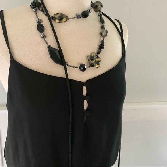 BLACK SLEEVELESS JUMPER. JUSTFAB. SIZE SMALL. LIKE BRAND NEW. WORN ONCE. EUC. - Picture 12 of 14